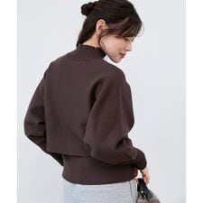 《手洗い可能》3WAYハイネックレイヤードニット