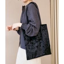 ベロア3ポケットトートバッグ