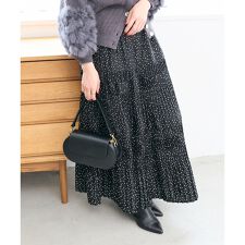 デシン変形プリーツスカート