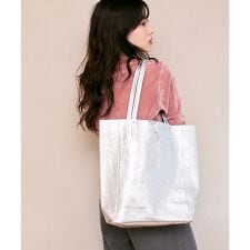 MILLELA FIRENZE メタリックトートバッグ