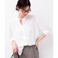 2WAYジョーゼットギャザースリーブブラウス