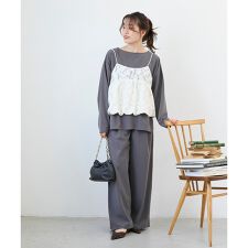 《WEB限定アイテム》2点セット ライトジョーゼットセットアップ