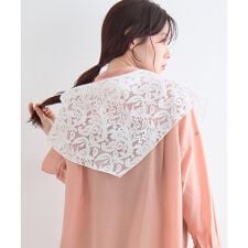 フラワーレース三角ストール