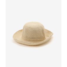 細ペーパーコマ編みハット