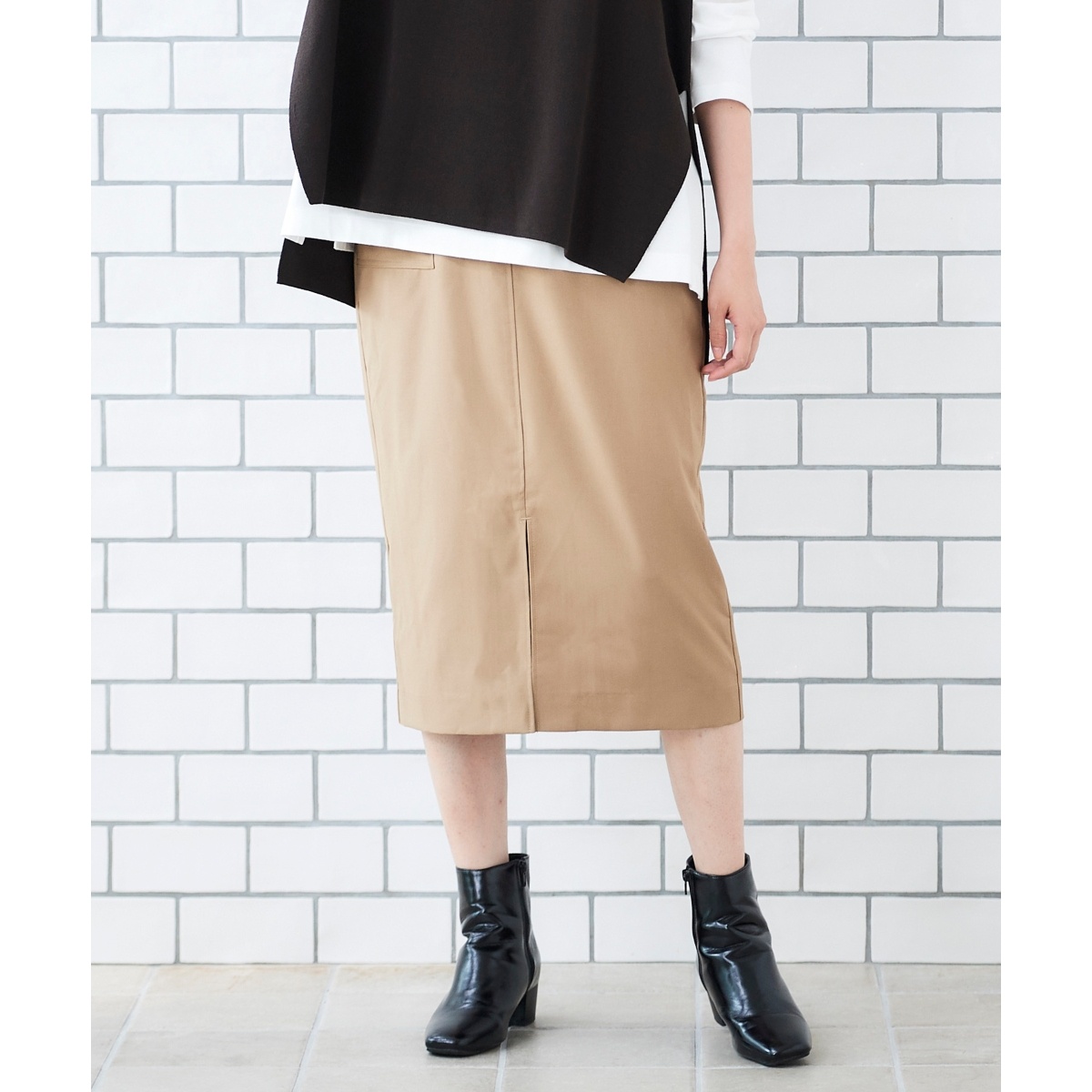 センタースリットタイトスカート | ルクールブラン(le.coeur blanc) | 3007047006 | ファッション通販 マルイウェブチャネル
