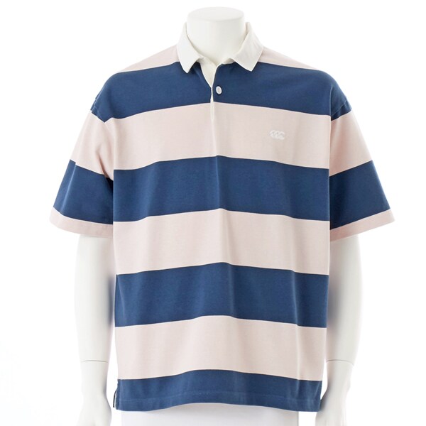 【美品】CANTERBURY／カンタベリー／4インチストライプラグビージャージ カンタベリー】4インチストライプラグビージャージ（ユニ