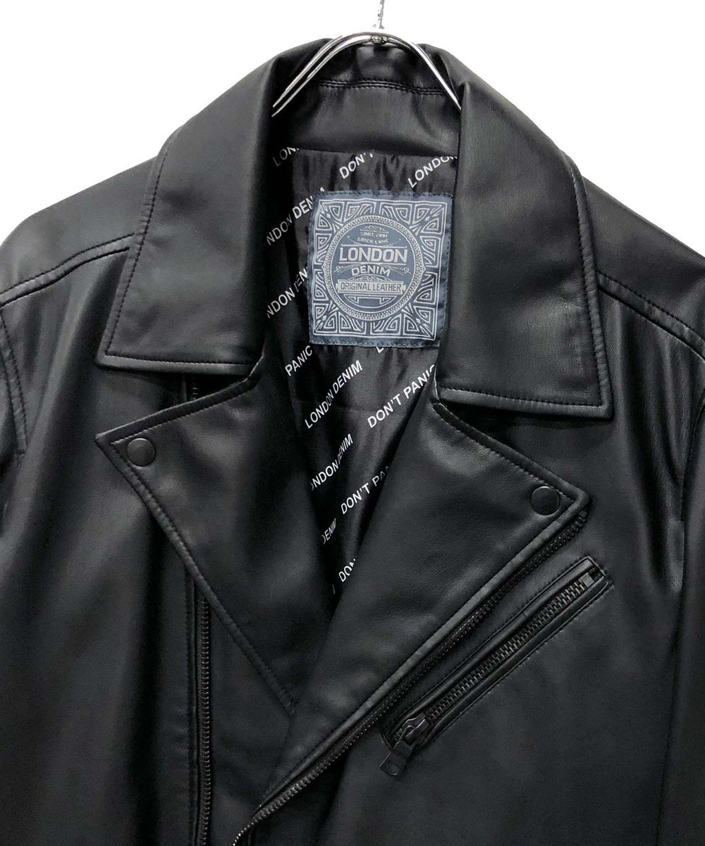 LondonDenim】フェイクレザー/ダブルライダース | ロンドンデニム
