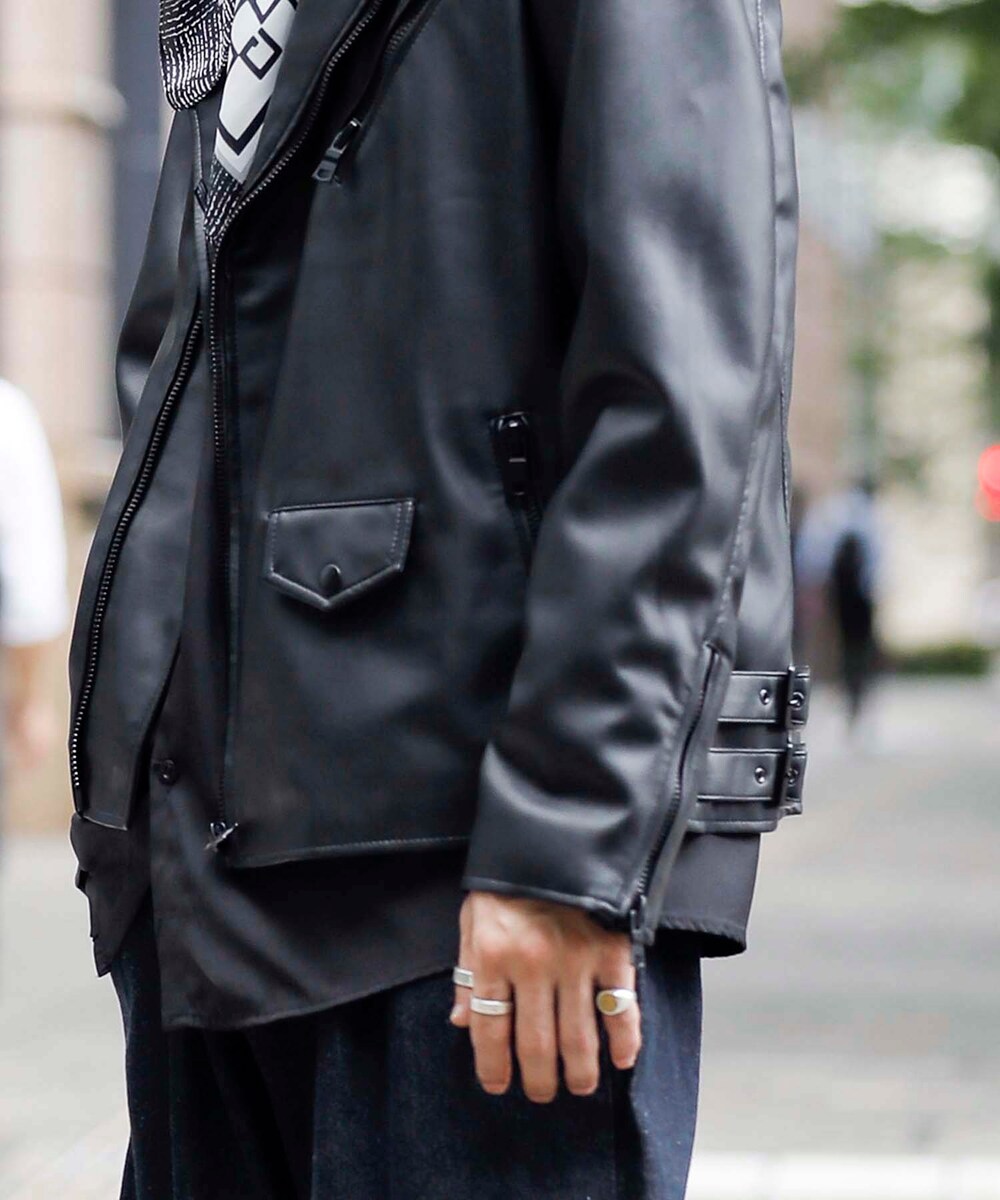 LondonDenim】フェイクレザー/シングルライダース | ロンドンデニム