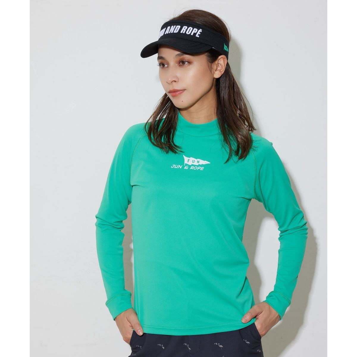 [�}���C]�yUV�z�y�ڐG�⊴�z�t���b�O�v�����g�������b�N�v���I�[�o�[/�W���������؁iJUN&ROPE'�j �O���[���i30�j