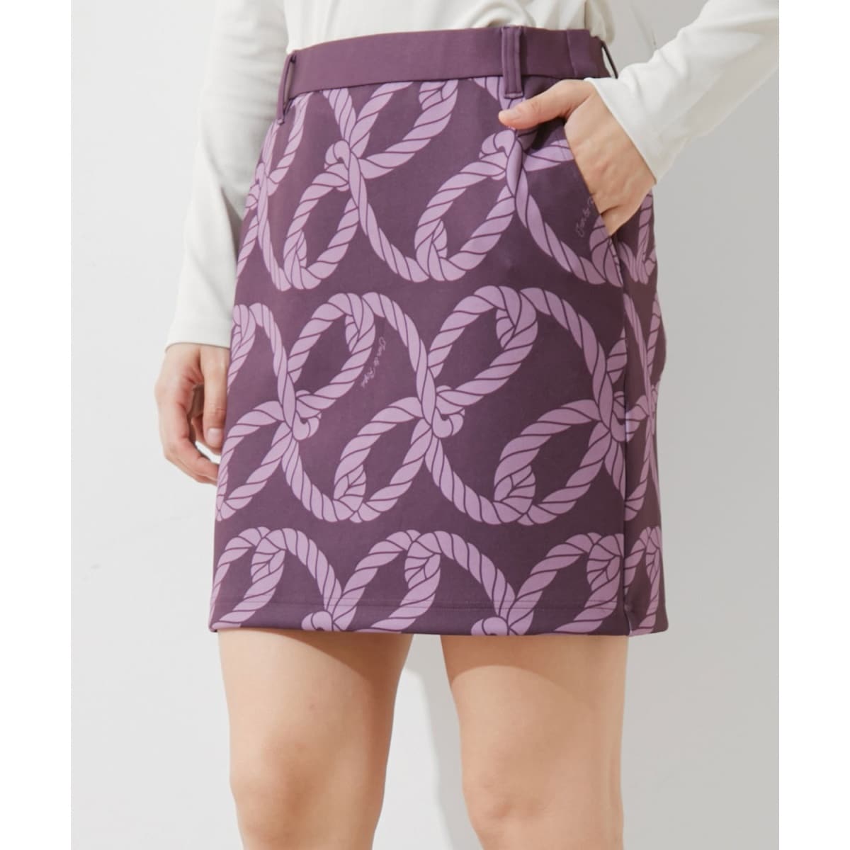 [�}���C]���[�v�� ���S���X�J�[�g/�W���������؁iJUN&ROPE'�j �p�[�v���i50�j