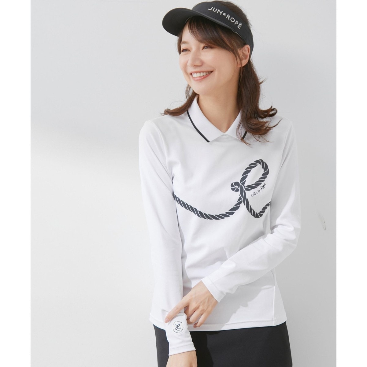 フロントロゴ長袖モックプルオーバー/保温・吸湿発熱 | ジュン＆ロぺ