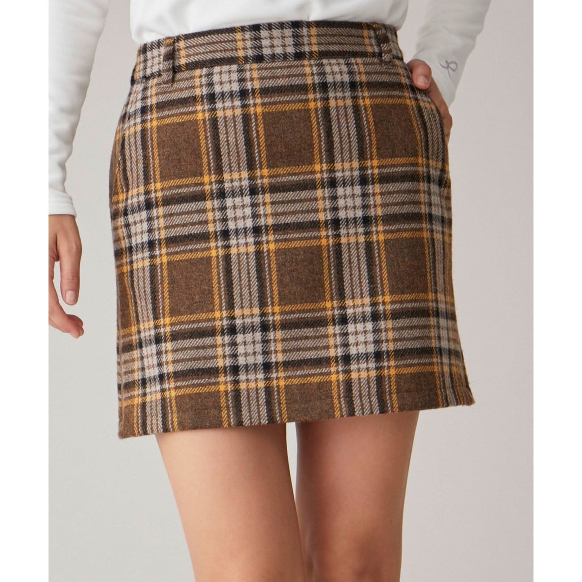 [�}���C]�E�[�����`�F�b�N���T�C�h���C���X�J�[�g/�W���������؁iJUN&ROPE'�j �J���V�i86�j