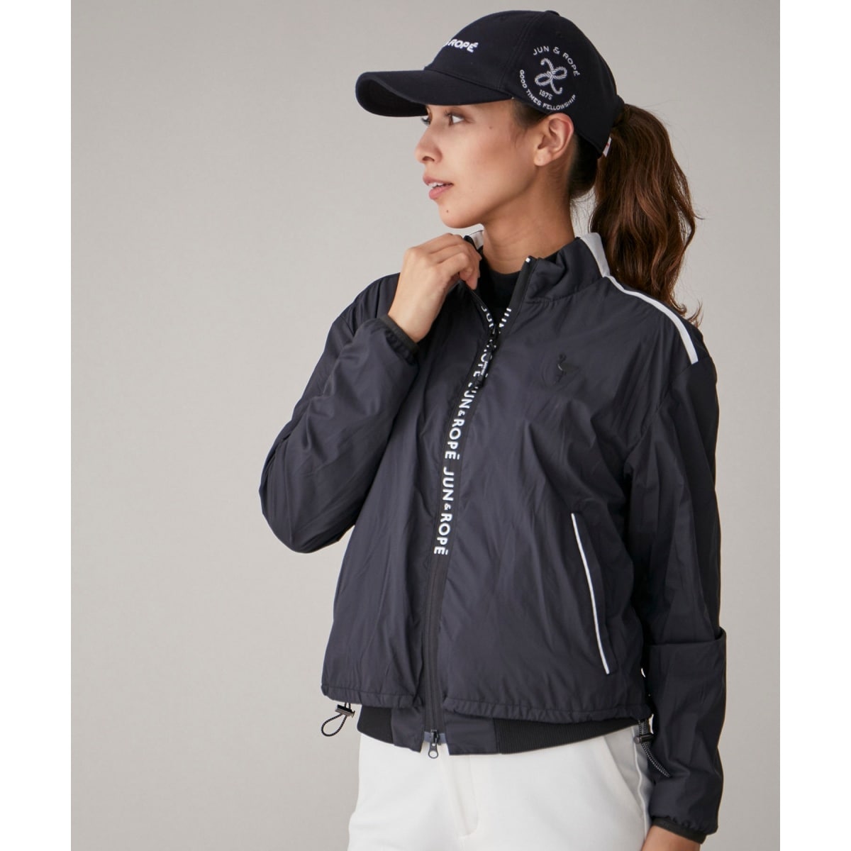 ジュン＆ロぺ（JUN&ROPE’）/【撥水】オクタ保温裏付きドロストブルゾン 撥水】オクタ保温裏付きドロストブルゾン | ジュン＆ロぺ(JUN&ROPE