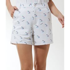 フラミンゴ柄ショートパンツ