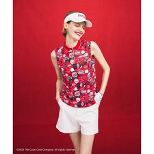 コカ・コーラ ALLプリント レディースNSシャツ