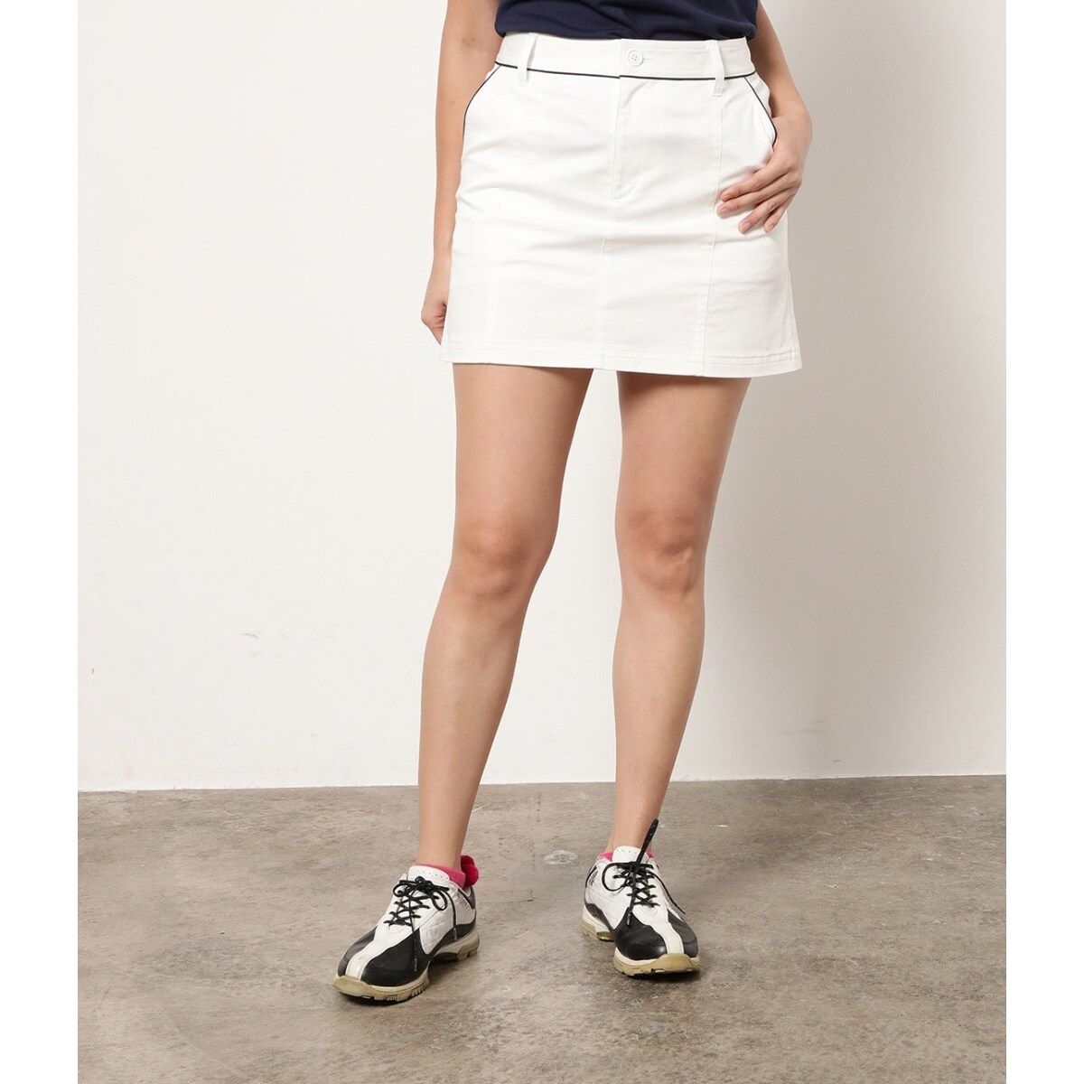 JUN&ROPE' ギャバストレッチ パネル切替スカート S ギャバストレッチ パネル切替スカート | ジュン＆ロぺ(JUN&ROPE