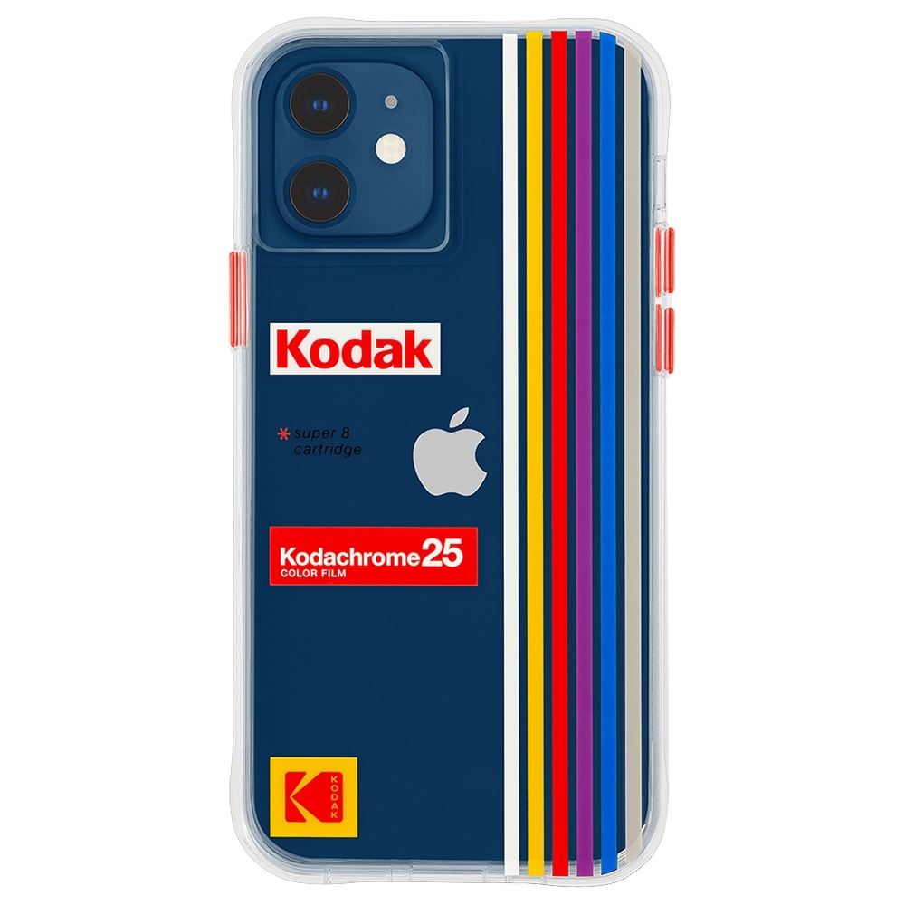 [�}���C]iPhone 12 mini KODAK White Kodachrome Super 8/�P�[�X���C�g�iCase-Mate�j �N���A