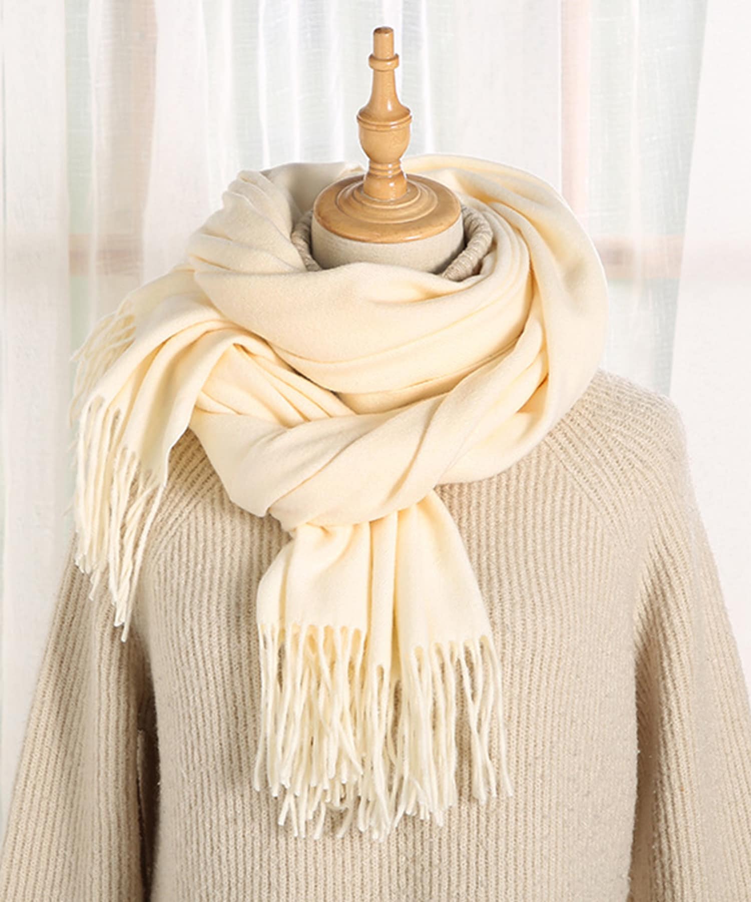 ストール リバーシブル 大判 厚手 ショール マフラー