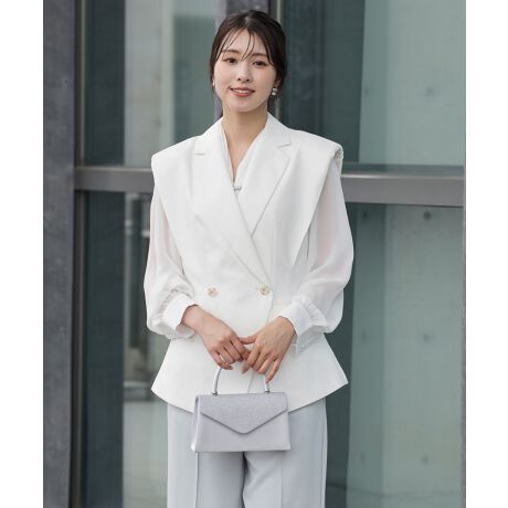 [^:DS5013]   STCY: oXg/88cm /46cm /69cm    MTCY: oXg/92cm /47cm /71cm  WPbgfUCl_u{^̃WxXgWPbg݂l}jbVȃfUCłBLƂI[o[TCŶVGbgAE^[ۂoBOĂJĒĂT}ɂȂWxXgłBjacket collarWPbg݂LbƊoăAE^[̂悤ɉHD܂BVvȃgbvXɉHD邾œsIȈۂAbvBWaist shape{^߂ƃEGXgVFCvꂽVGbgłBEGXgLbƈ܂邱ƂŒʂdaily&businessirWlXV[AwZsȂǂV[ŊBTVcÂ߂̃uEXAs[XȂǂɉHDƑlX^CɎdオ܂Bdetails_ufUC̃{^tbvt|Pbg̃fBeB[NXAbvB̂郏s[XuEXłmIȈۂ^܂B