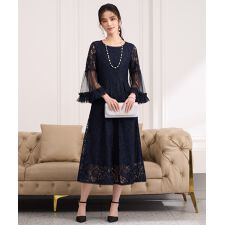 レースワンピース パーティードレス レディース