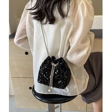 パーティーバッグ スパンコール バッグ 小さめ ミニ バッグ 結婚式