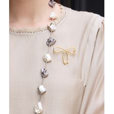 ドレスプラス(DRESS+)のパーティーアクセ パーティー ブローチ ゴールド 結婚式 二次会