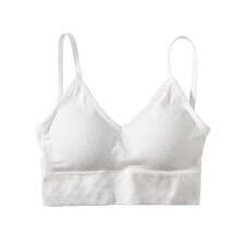 セゾン ド パピヨン(SAISON DE PAPILLON)のリブ編みミディ丈ブラトップ