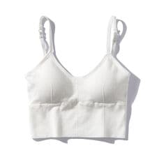 セゾン ド パピヨン(SAISON DE PAPILLON)のミディ丈Uネックブラトップ