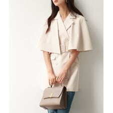 2wayケープミドル丈コート