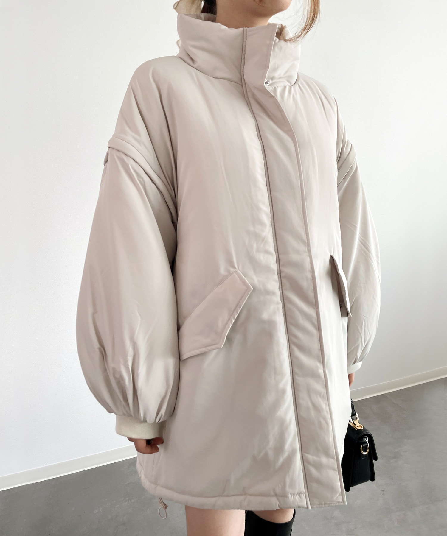 ロペピクニック　ウールショートコート　スタンドカラーコート ROPE' PICNIC｜ウールショートコート | Rakuten Fashion(楽天