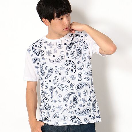 ペイズリー柄Tシャツ | メンズビギトーキョー(MEN
