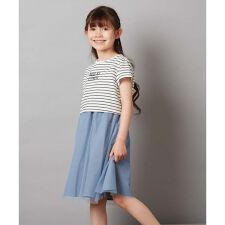 アー・ヴェ・ヴェ(a.v.v)の[100-130]チュールスカートドッキングワンピース