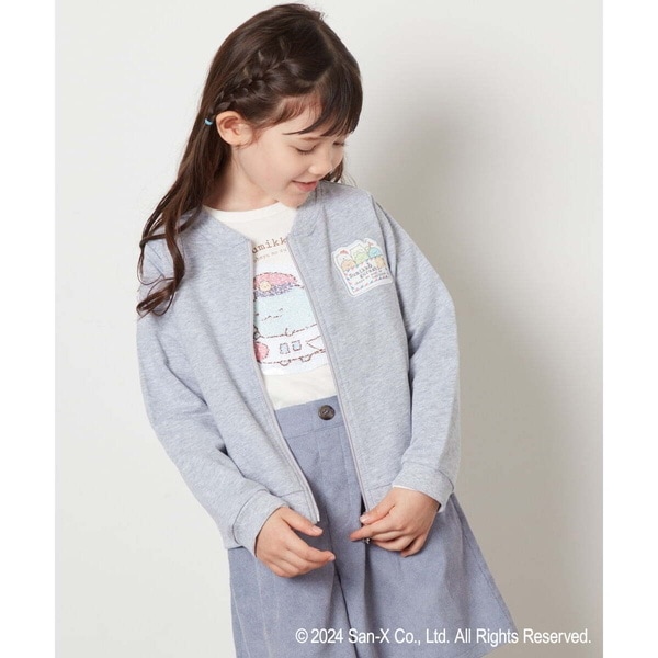 CRESCENT カーディガン ジップアップ ニット フード ボーダー