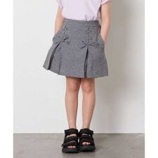 アー・ヴェ・ヴェ(a.v.v)の[120-160]［インパン付］フロントレースアップスカート