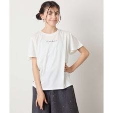 [100-160]【WEB限定/接触冷感】フレアスリーブプチロゴTシャツ | アー・ヴェ・ヴェ