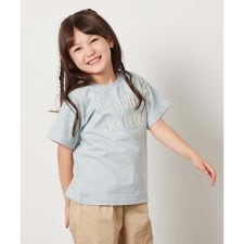 【接触冷感/ジメジメ対策/毛玉になりにくい/安心の綿100％/イージーケア】[100-130]ロゴ刺