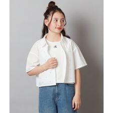 【ジュニア】[140-150]ロゴ刺繍タンクトップ