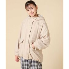 アー・ヴェ・ヴェ(a.v.v)の[120-160]【フード取り外し可能/お家で洗える】裏ボアマウンテンパーカー