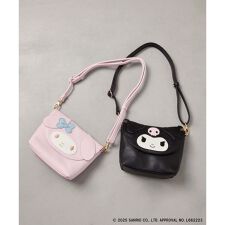 アー・ヴェ・ヴェ(a.v.v)の【数量限定】[KIDS]［マイメロディ／クロミ］お顔ショルダーバッグ
