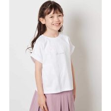 [100-130]オーロラスパンコールロゴTシャツ