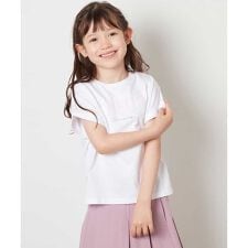 [160]オーロラスパンコールロゴTシャツ