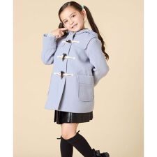 アー・ヴェ・ヴェ(a.v.v)の[100-160]【アウター人気NO.１】【選べる５色展開/お家で洗える】ライトフェイクウールダッフ