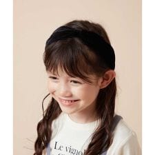 アー・ヴェ・ヴェ(a.v.v)の[KIDS]ベロアリボンカチューシャ