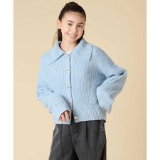 [130-160]襟付きカーディガン