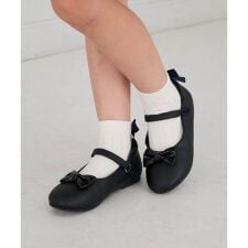 [16-18cm/19-21cm]【セレモニー】リボン付きショートソックス