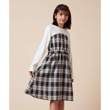 アー・ヴェ・ヴェ(a.v.v)の[100-160]フロントボタンドッキングワンピース