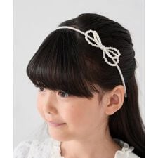 [KIDS][セレモニー]パール調カチューシャ