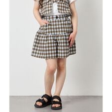 [120-160][ママとお揃いコーデが叶う]ギャザーキュロット