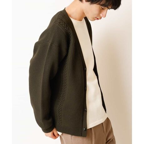 洗濯機で洗える アラン編みワイドシルエットカーディガン アー ヴェ ヴェ A V V Khcap ファッション通販 マルイウェブチャネル