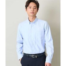 【ビジネスシャツ】オックスフォードボタンダウンシャツ
